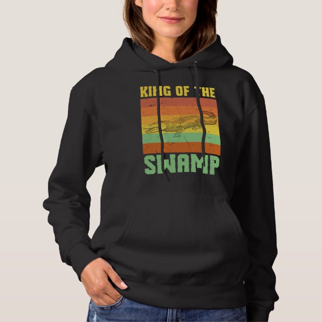 Sudadera Cool King Of The Swamps Crocodile Swamp (Anverso)