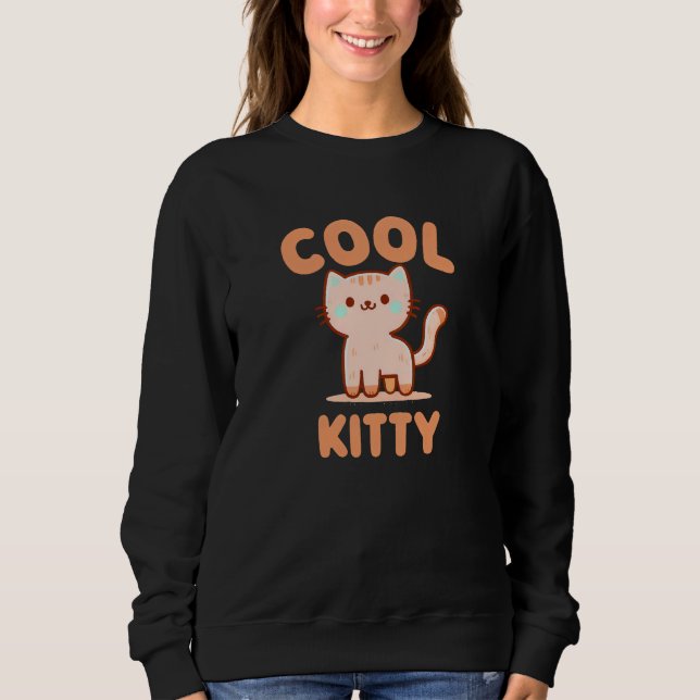 Sudadera Cool Kitty (Anverso)
