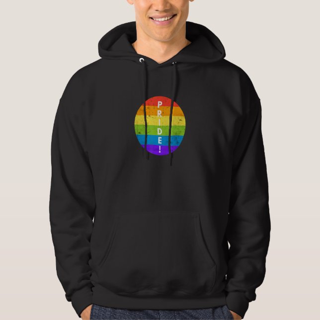 Sudadera Cool LGBT Pride Celebrate Equality Rainbow Flag LG (Anverso)
