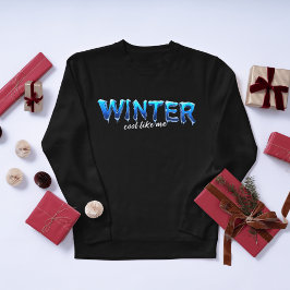 Sudadera Cool like me Winterdesign für Snowboarder