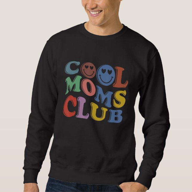 Sudadera Cool Moms  Club Mama Mommy Mom Bruh (Anverso)
