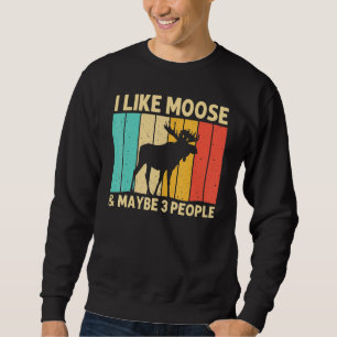 Sudadera Cool Moose Para Hombres Mujeres Moose Alaska Moose