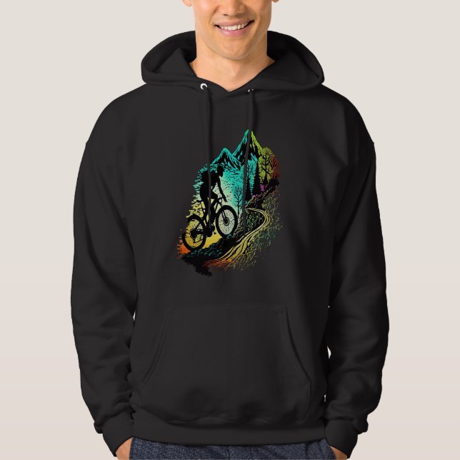 Sudadera Cool Mountain Biking MTB Bike For Men Women Kids (Anverso)