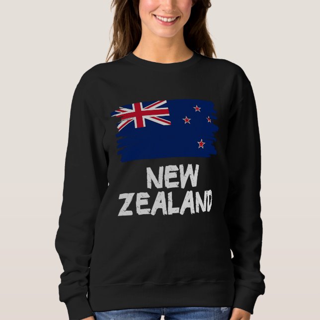 Sudadera Cool New Zealand Flag (Anverso)