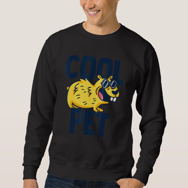 Sudadera Cool Pet Graphic Guinea Pig Owner Pet Cavy Animal  (Anverso)