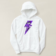 Sudadera cool rayo camuflaje Violeta