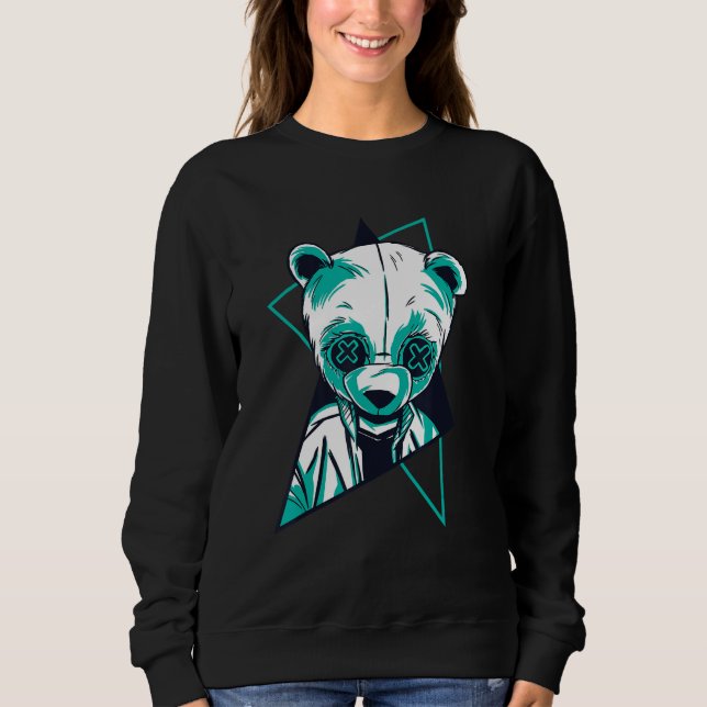 Sudadera Cool Retro Panda (Anverso)