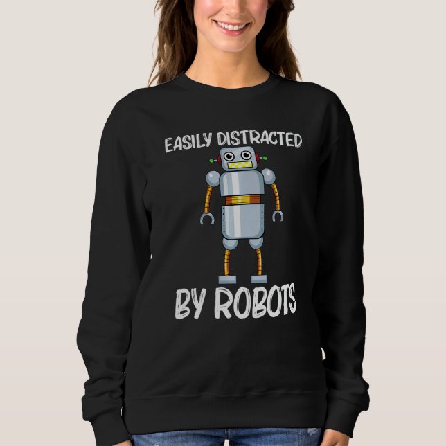 Sudadera Cool Robot For Men Women Robotics Science Engineer (Anverso)