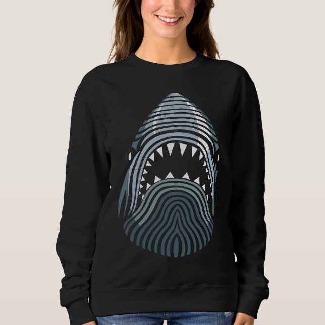 Sudadera Cool Shark Head (Anverso)
