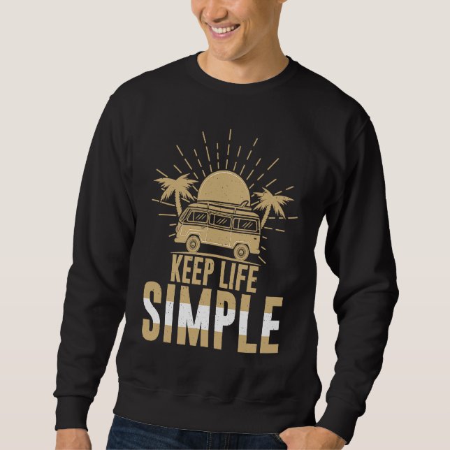 Sudadera Cool Simple Life Vans Vacation Van Living Enthusia (Anverso)