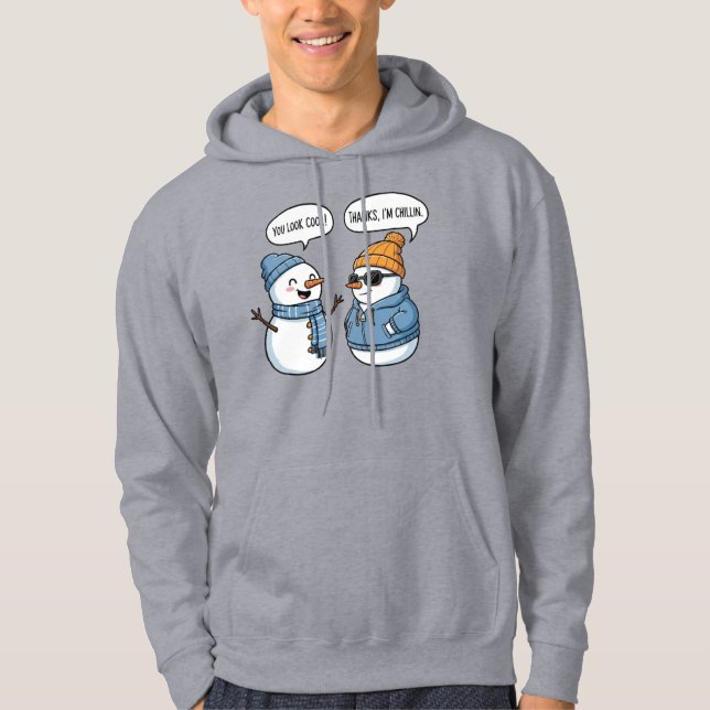 Sudadera Cool Snowman Friends (Anverso)