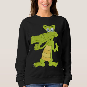 Sudadera Cool Thumbs Up Alligator