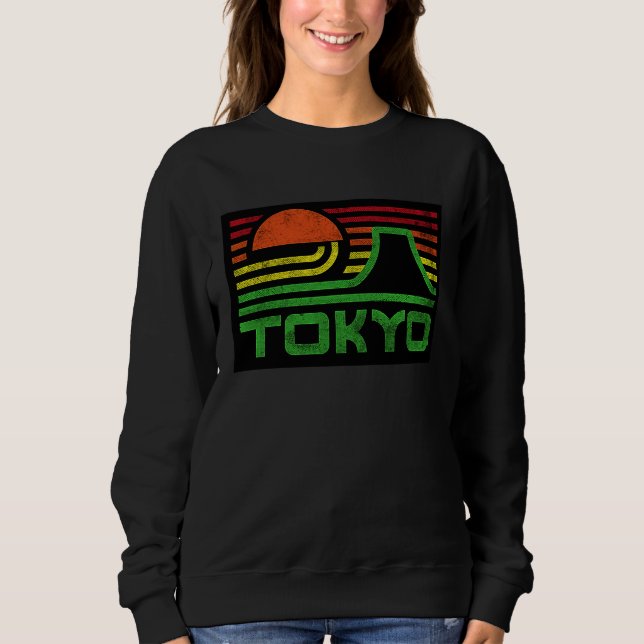 Sudadera Cool Tokyo Japan Outfit Illustration Graphic Cool  (Anverso)