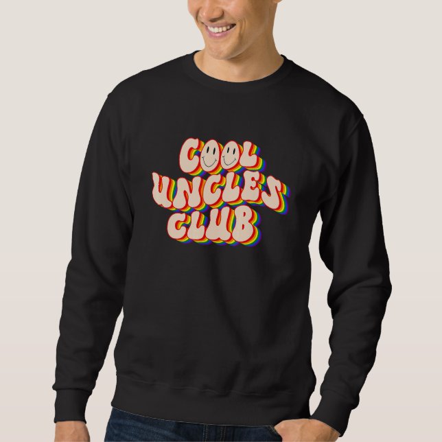 Sudadera Cool Uncles Club LGBTQ Pride Gay Pride Rainbow LGB (Anverso)
