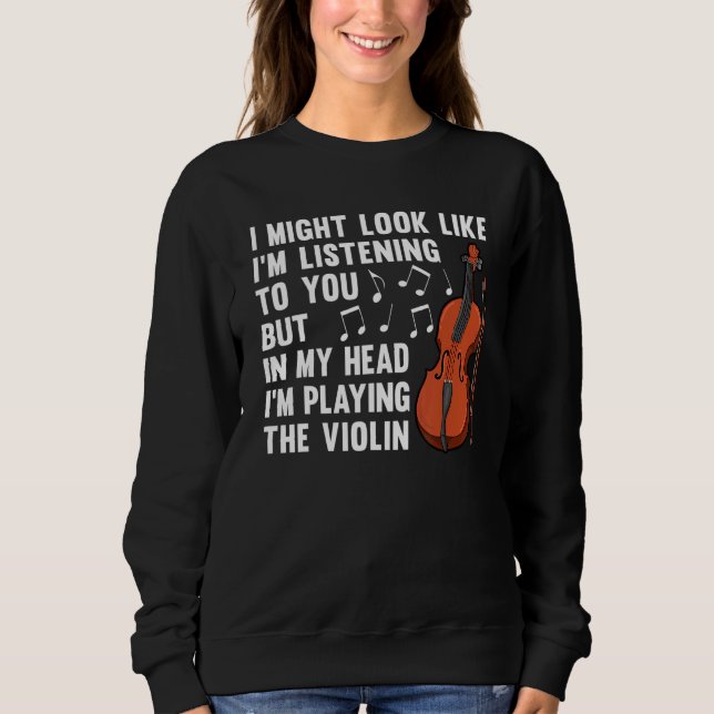 Sudadera Cool Violin For Men Women Violinist Player Viola C (Anverso)