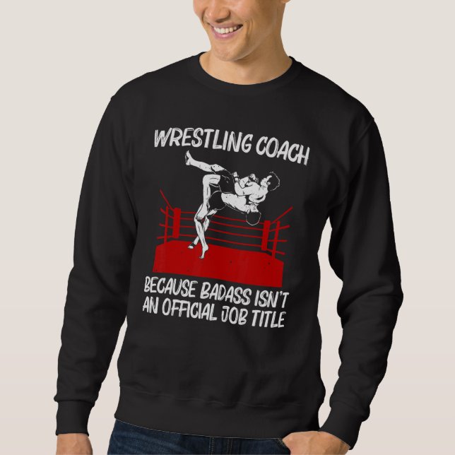 Sudadera Cool Wrestling For Men Women Wrestler Sports Wrest (Anverso)