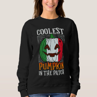 Sudadera Coolest Pumpkin In The Patch Italian Flag Jack Ou2