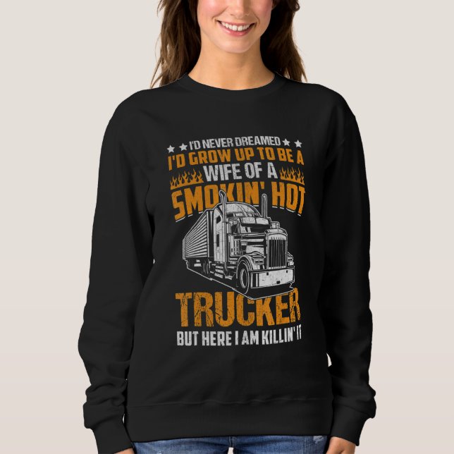 Sudadera Coolest Truck Driver Construction Workers Vehicle  (Anverso)