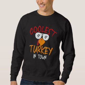 Sudadera Coolest Turkey in Town Thanksgiving