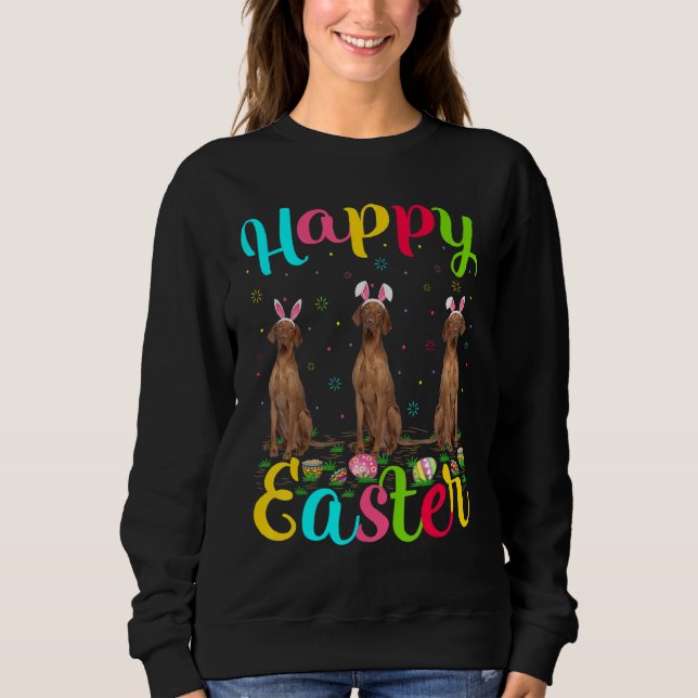 Sudadera Coonhound Dog Easter Egy Bunny Coonhound Happy E (Anverso)