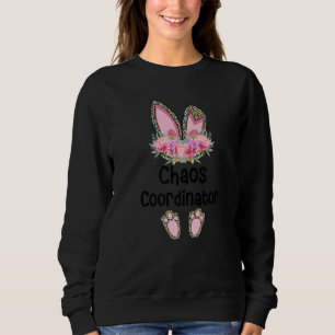 Sudadera Coordinador de Leopard Chaos de Easter Bunny Ear T