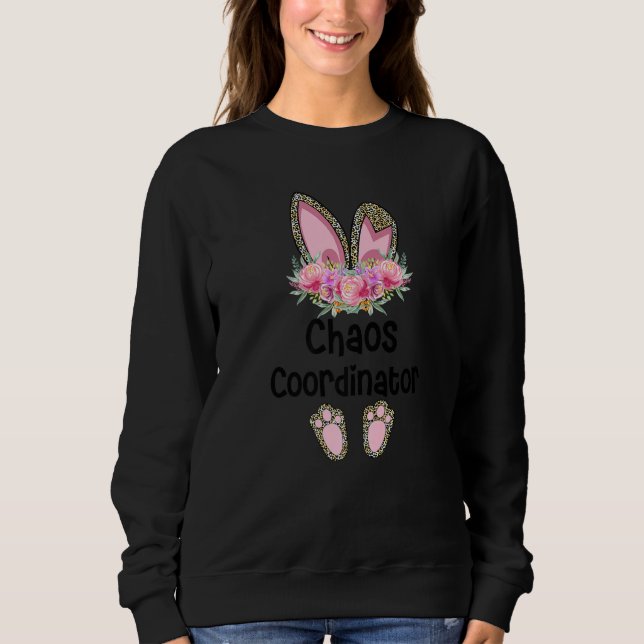 Sudadera Coordinador de Leopard Chaos de Easter Bunny Ear T (Anverso)