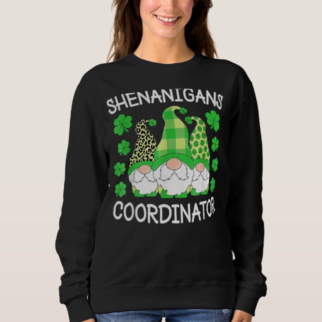 Sudadera Coordinador de Shenanigans Maestros Día de San Pat (Anverso)