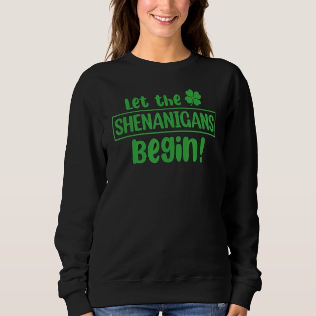 Sudadera Coordinador de Shenanigans Profesor St Patricks Da (Anverso)