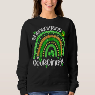 Sudadera Coordinador de Shenanigans Rainbow St Patricks Day