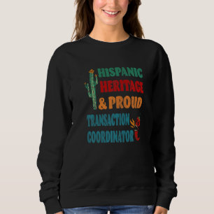 Sudadera Coordinador de Transacciones con Orgullo y Herenci