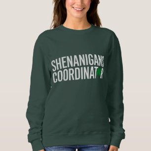 Sudadera Coordinador de Travesuras del Día de San Patricio