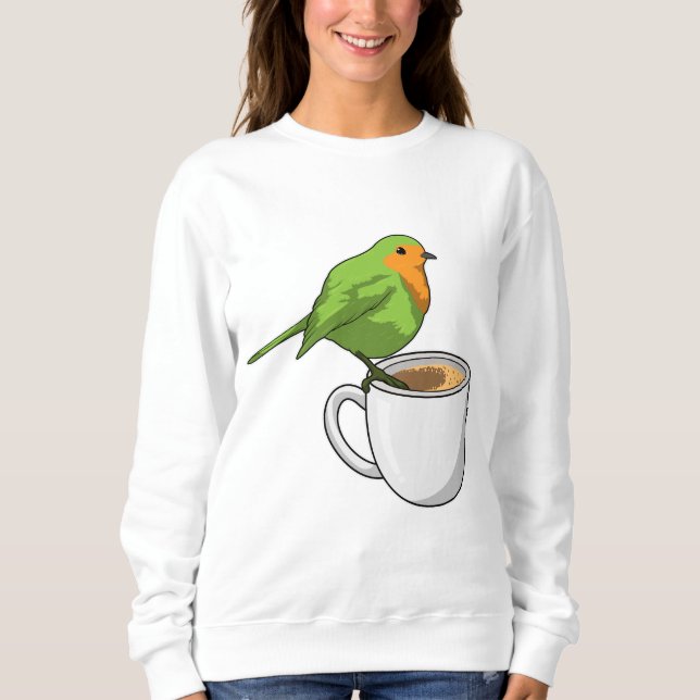 Sudadera Copa de Café de Aves (Anverso)