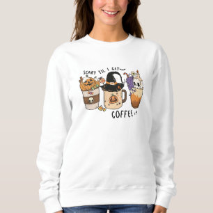 Sudadera Copa de café de Halloween