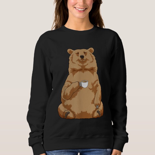 Sudadera Copa de café de oso (Anverso)