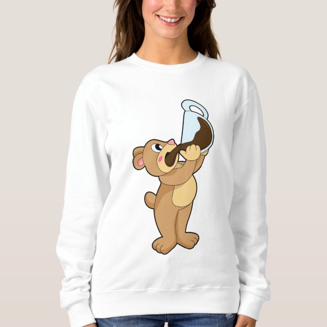 Sudadera Copa de Oso con Café (Anverso)