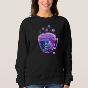 Sudadera Copa Galaxy Vaporwave Copa Japonesa De Té Galaxy