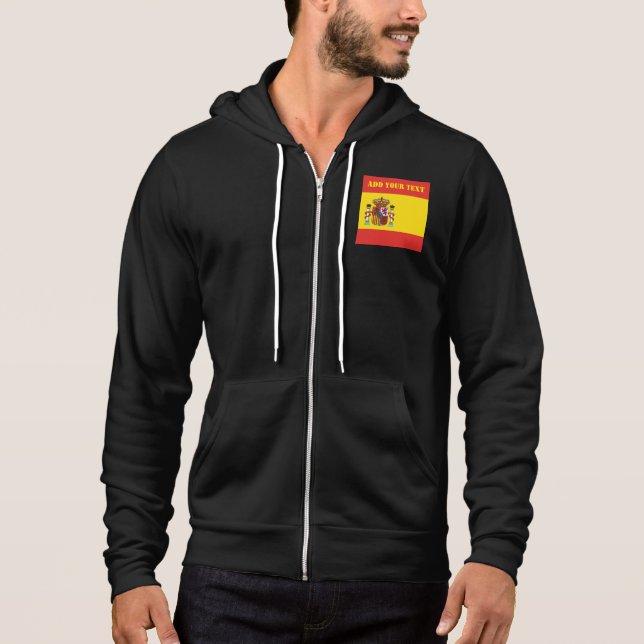 Sudadera Copa Mundial de Fútbol Bandera de España 2022 (Anverso)