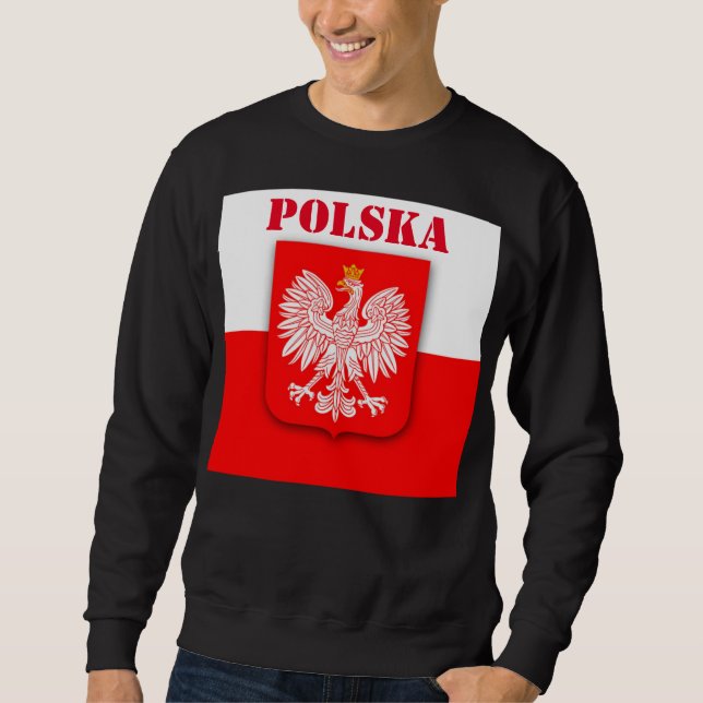 Sudadera Copa Mundial de Fútbol de Bandera de Polonia 2022 (Anverso)