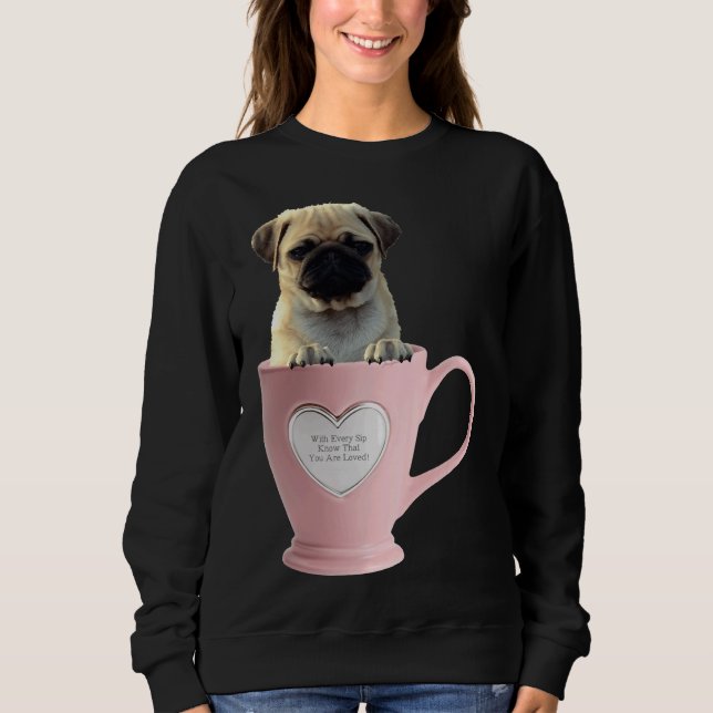 Sudadera Copa Pug L Classic T-Shirt 2 (Anverso)