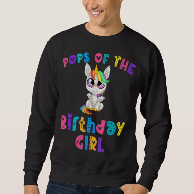 Sudadera Copas de la Princesa de Cumpleaños Chica Dabbing U (Anverso)