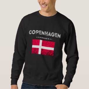 Sudadera Copenhague Dinamarca Bandera Dannebrog Kobe Danés