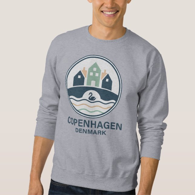 Sudadera Copenhague Dinamarca Europa (Anverso)