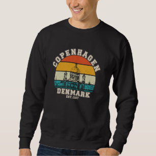 Sudadera Copenhague Dinamarca recuerdos de viaje retro Suns