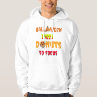 Sudadera Copia de Halloween, necesito donuts para concentra