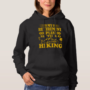 Sudadera Copia de mi plan de retiro es ir de excursión - po