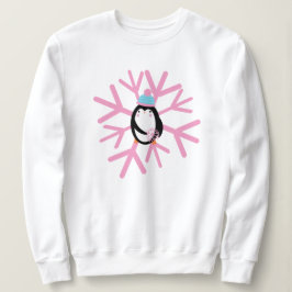 Sudadera Copito de nieve de pingüino adorable Navidad Invie