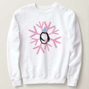 Sudadera Copito de nieve de pingüino adorable Navidad Invie