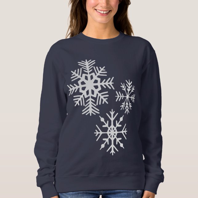 Sudadera Copo de Nieve (Anverso)