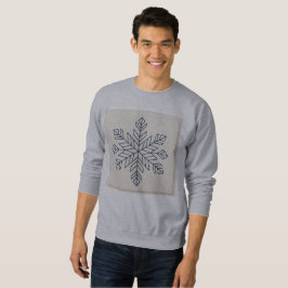 Sudadera Copo de nieve minimalista de una sola línea | Invi