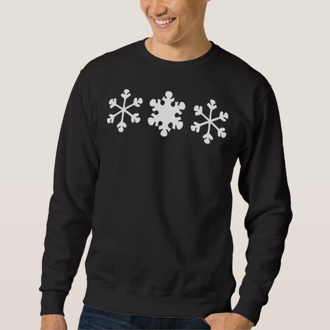 Sudadera Copos de nieve (Anverso)